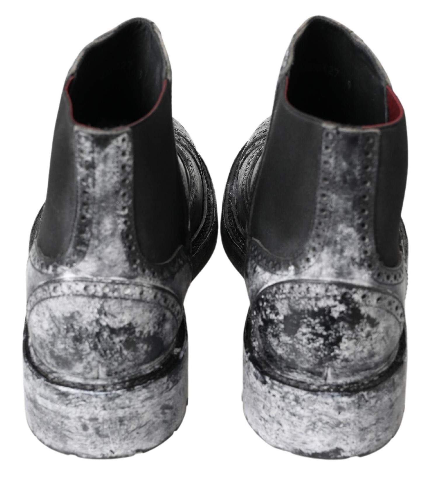 4282663.jpg Elegant Black Faded Chelsea Ankle Boots - Image 4