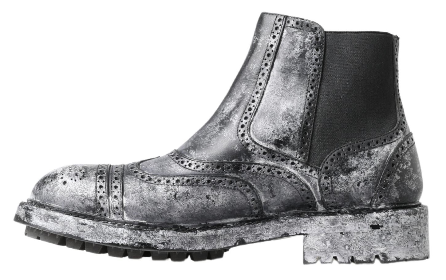 4282666.jpg Elegant Black Faded Chelsea Ankle Boots - Image 6