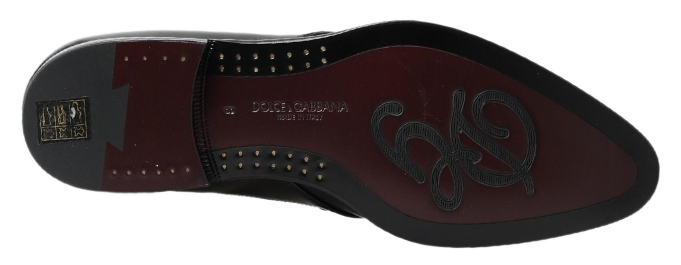 4282678.jpg Classic Black Leather Derby Shoes - Image 3