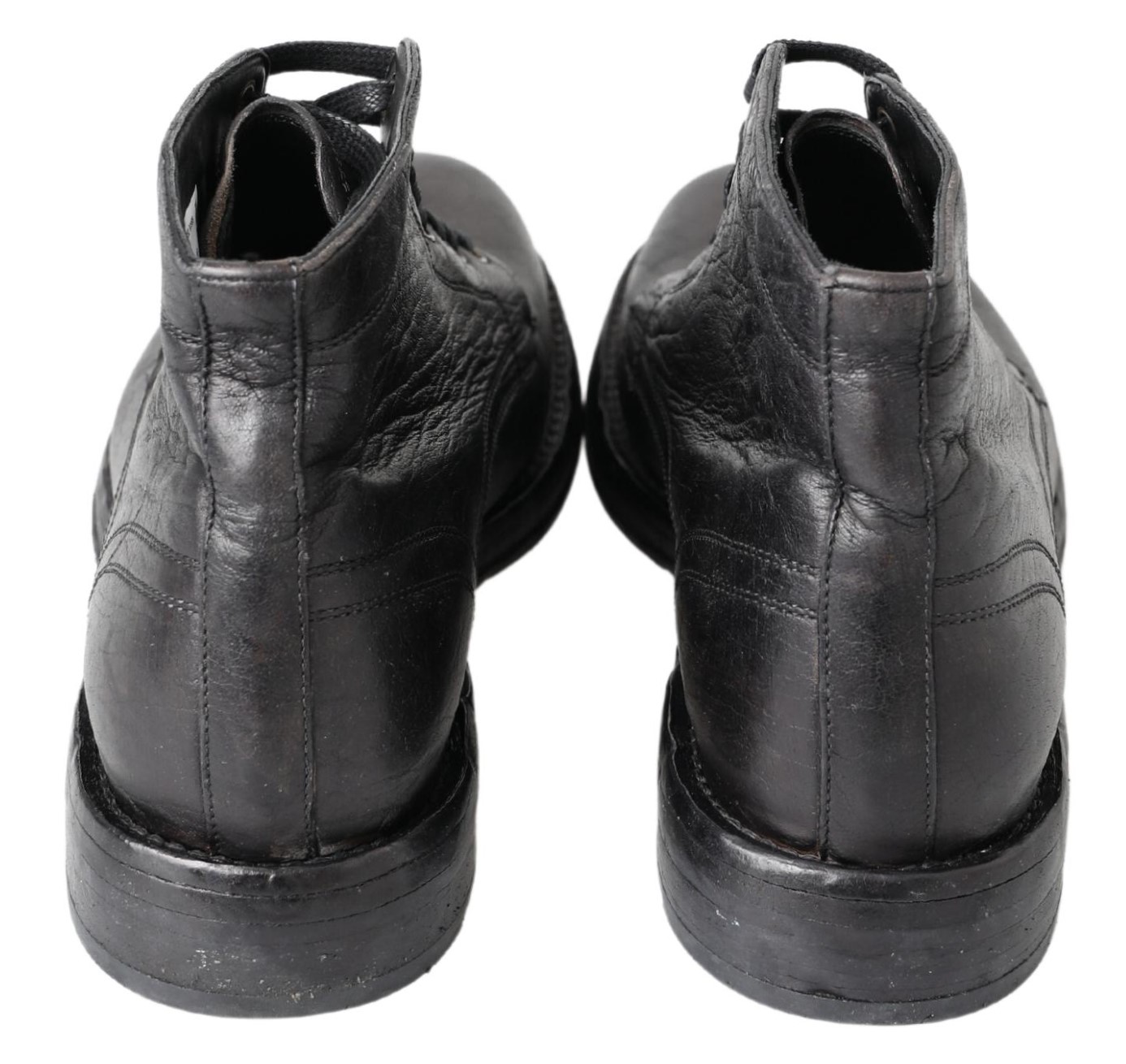 4282717.jpg Equisite Black Lace-Up Leather Boots - Image 6