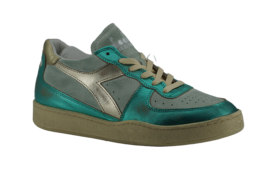 4297045.jpg Elegant Sea Blue Retro Leather Sneakers - Image 2