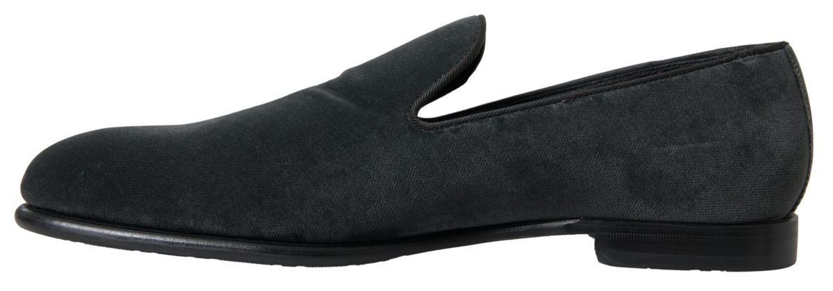 Untitled design - 164 Elegant Gray Velvet Loafers for Men - Image 6