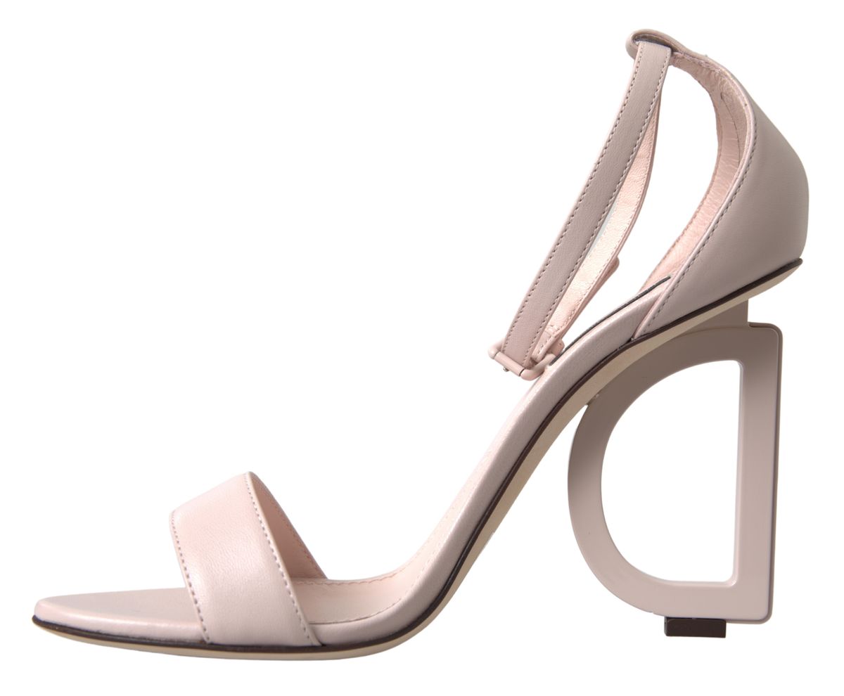 Untitled design - 107 Beige Crystal Studded Ankle Strap Sandals - Image 5