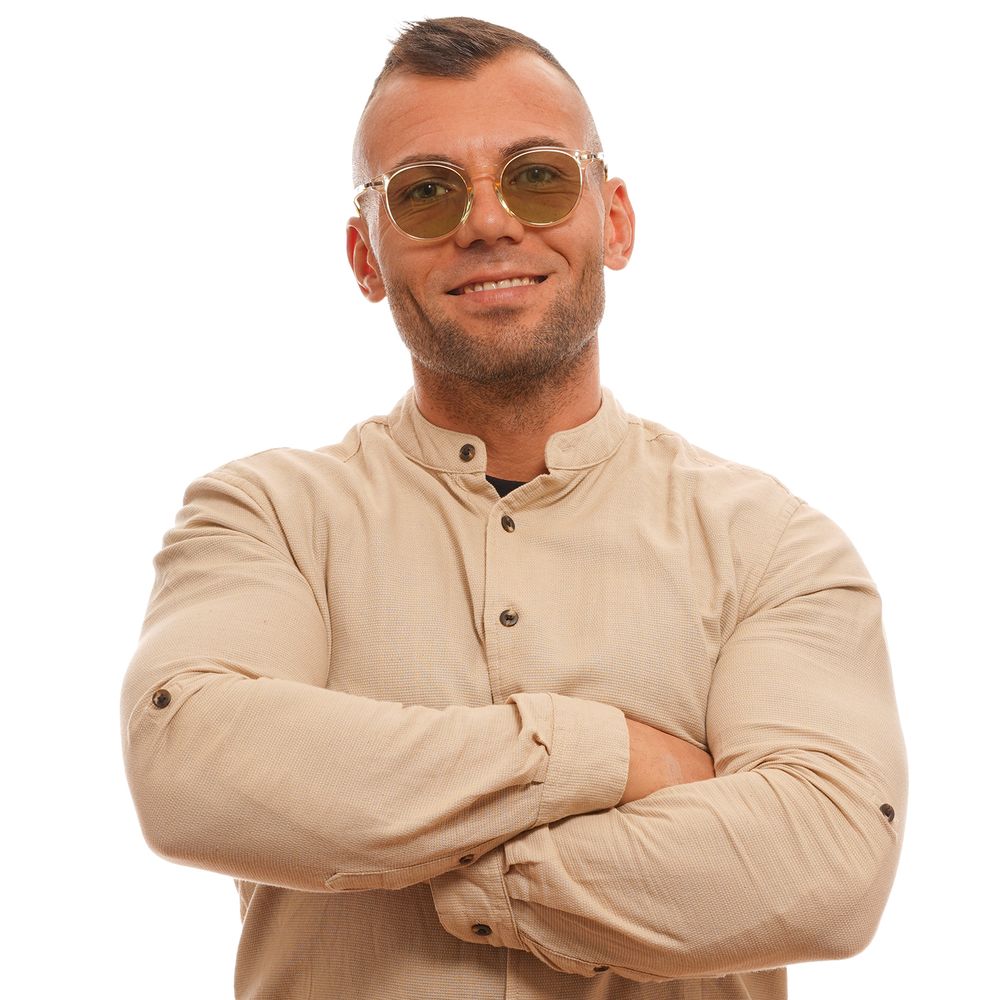4312862.jpg Yellow Men Sunglasses - Image 4