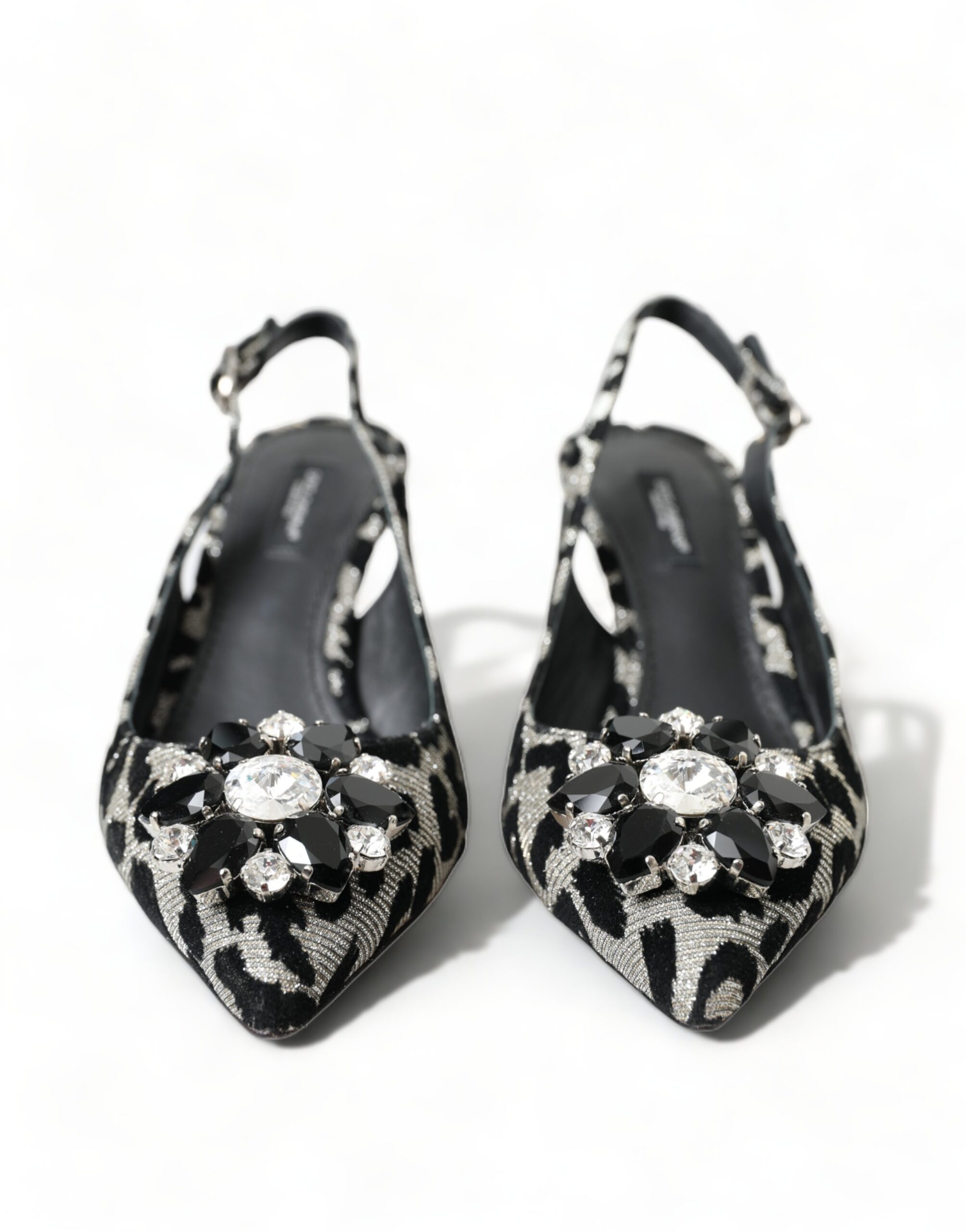 4319225.jpg Crystal Leopard Slingback Heels Pumps - Image 2