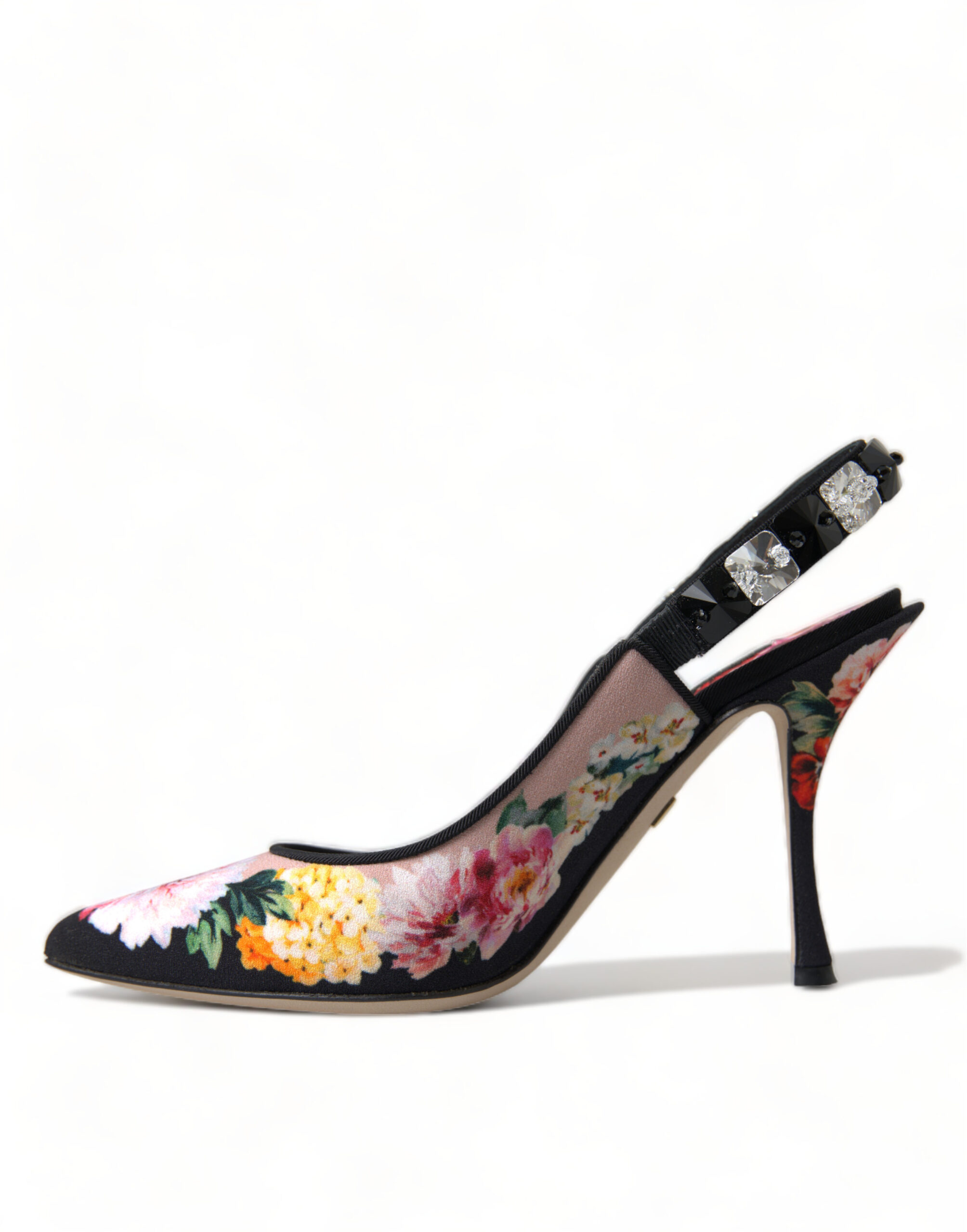 4323673.jpg Floral Slingback Heels with Luxe Crystal Details - Image 5