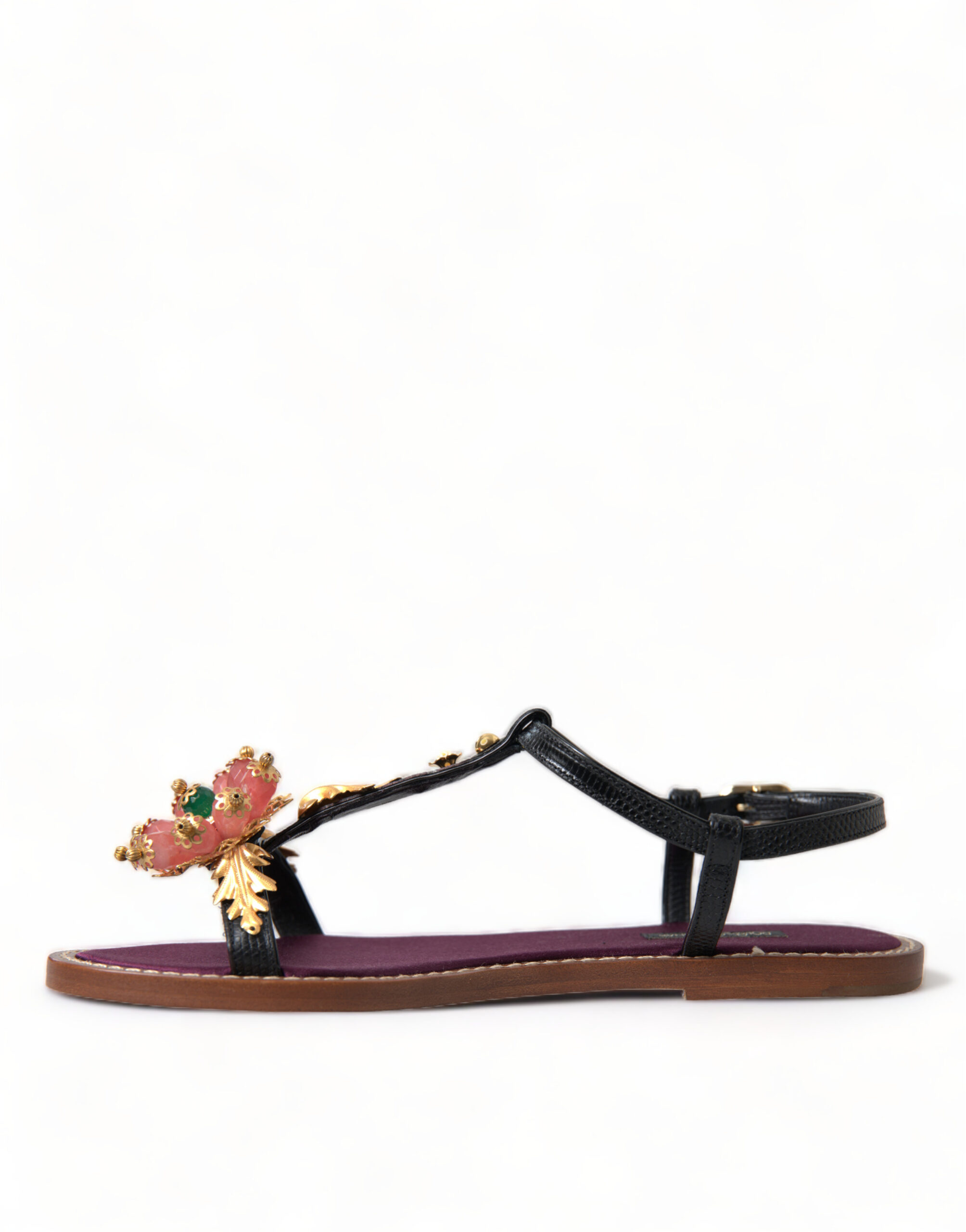 4328409.jpg Elegant Crystal-Adorned Flat Sandals - Image 5