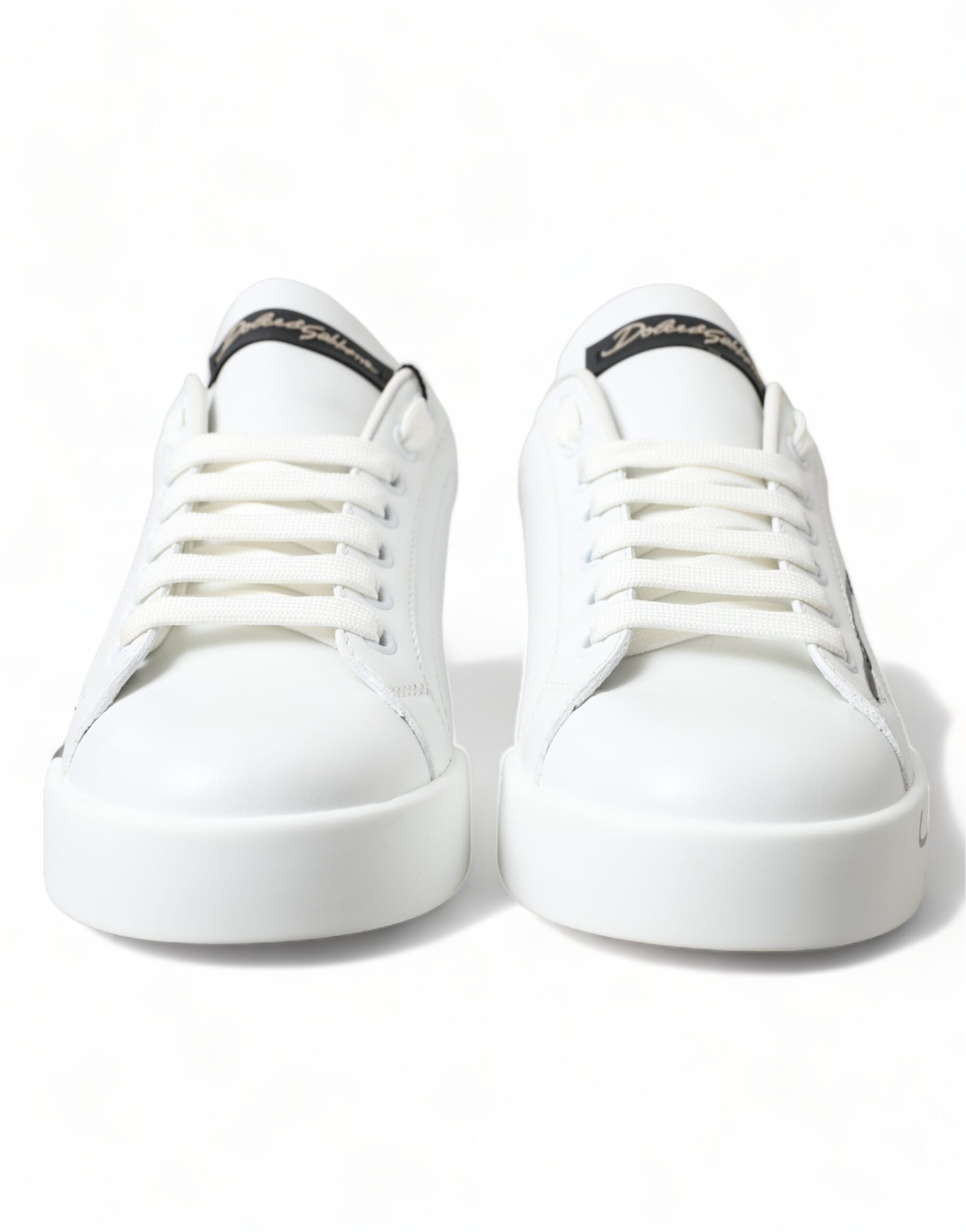 4328532.jpg Elegant White & Gold Leather Sneakers - Image 2