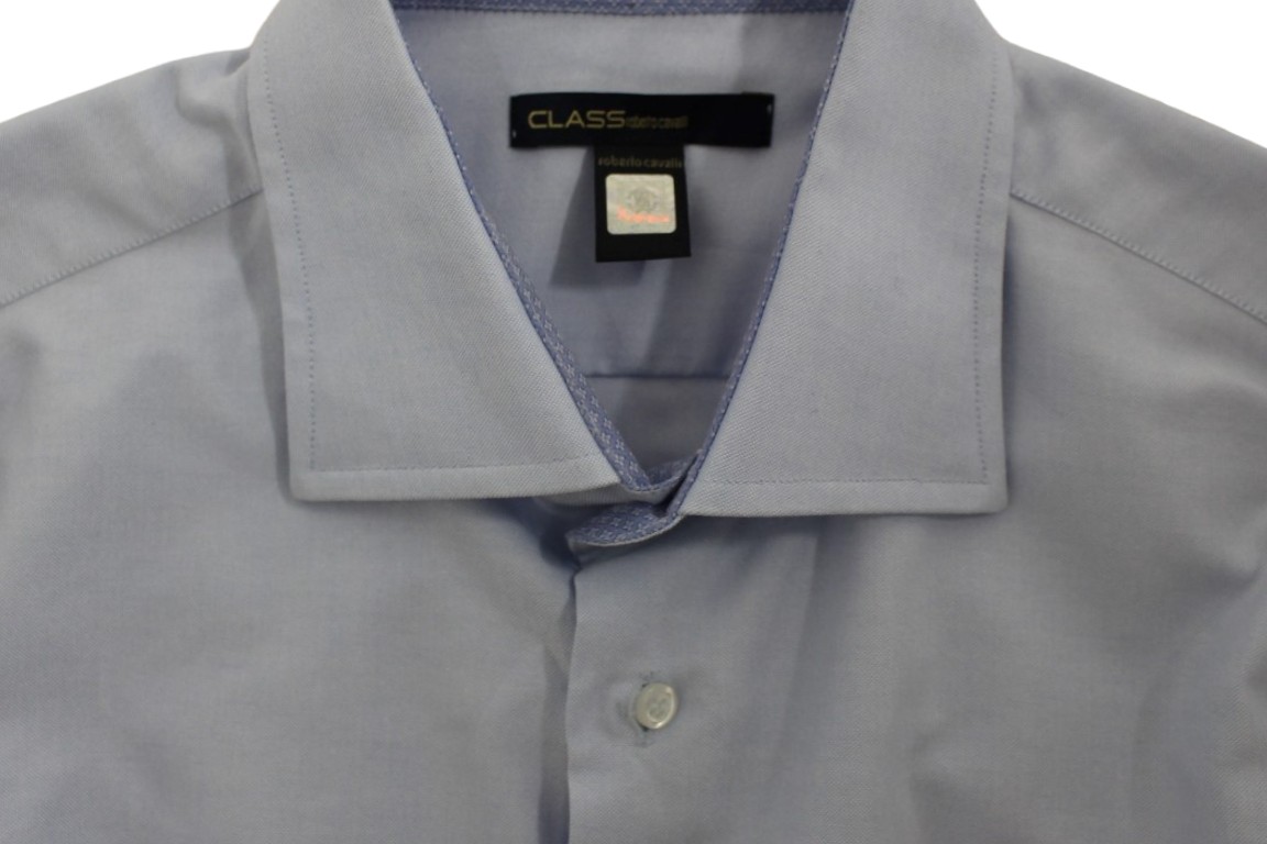 4329397.jpg Elegant Light Blue Italian Cotton Shirt - Image 6