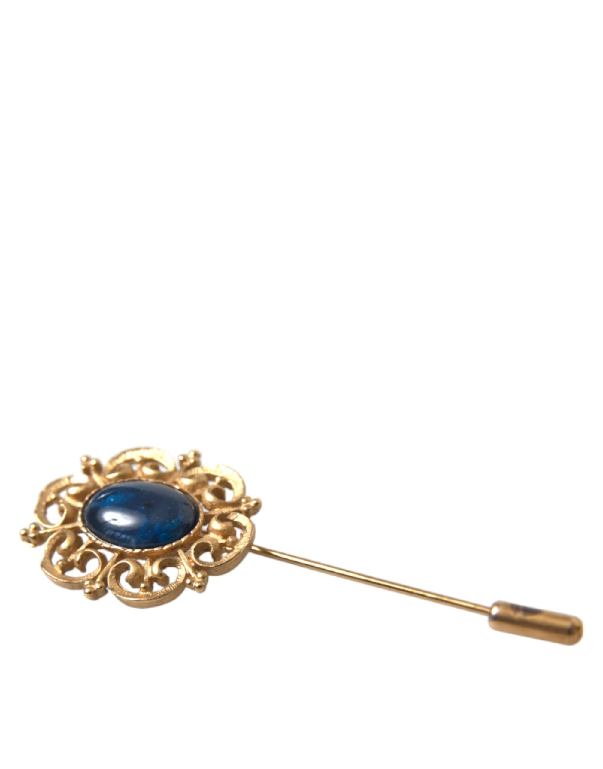 4397336.jpg Elegant Gold Tone Silver Pin Brooch - Image 4