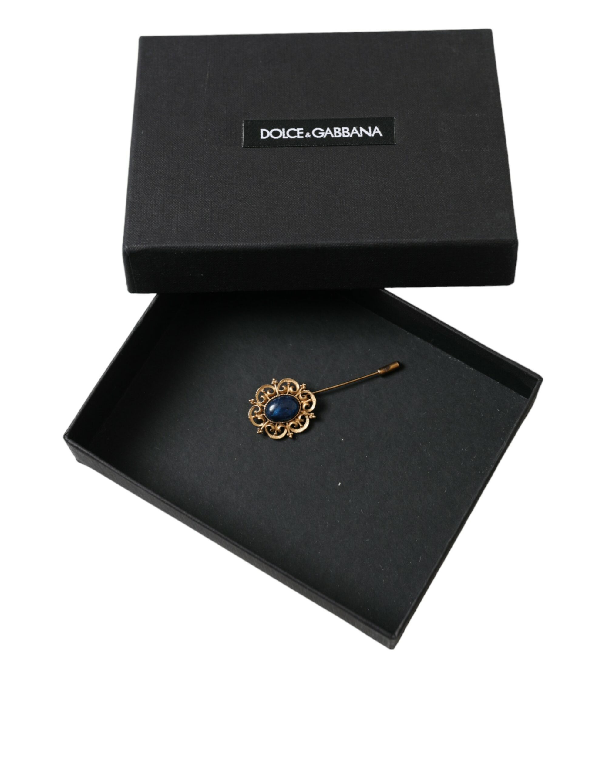 4397337.jpg Elegant Gold Tone Silver Pin Brooch - Image 5