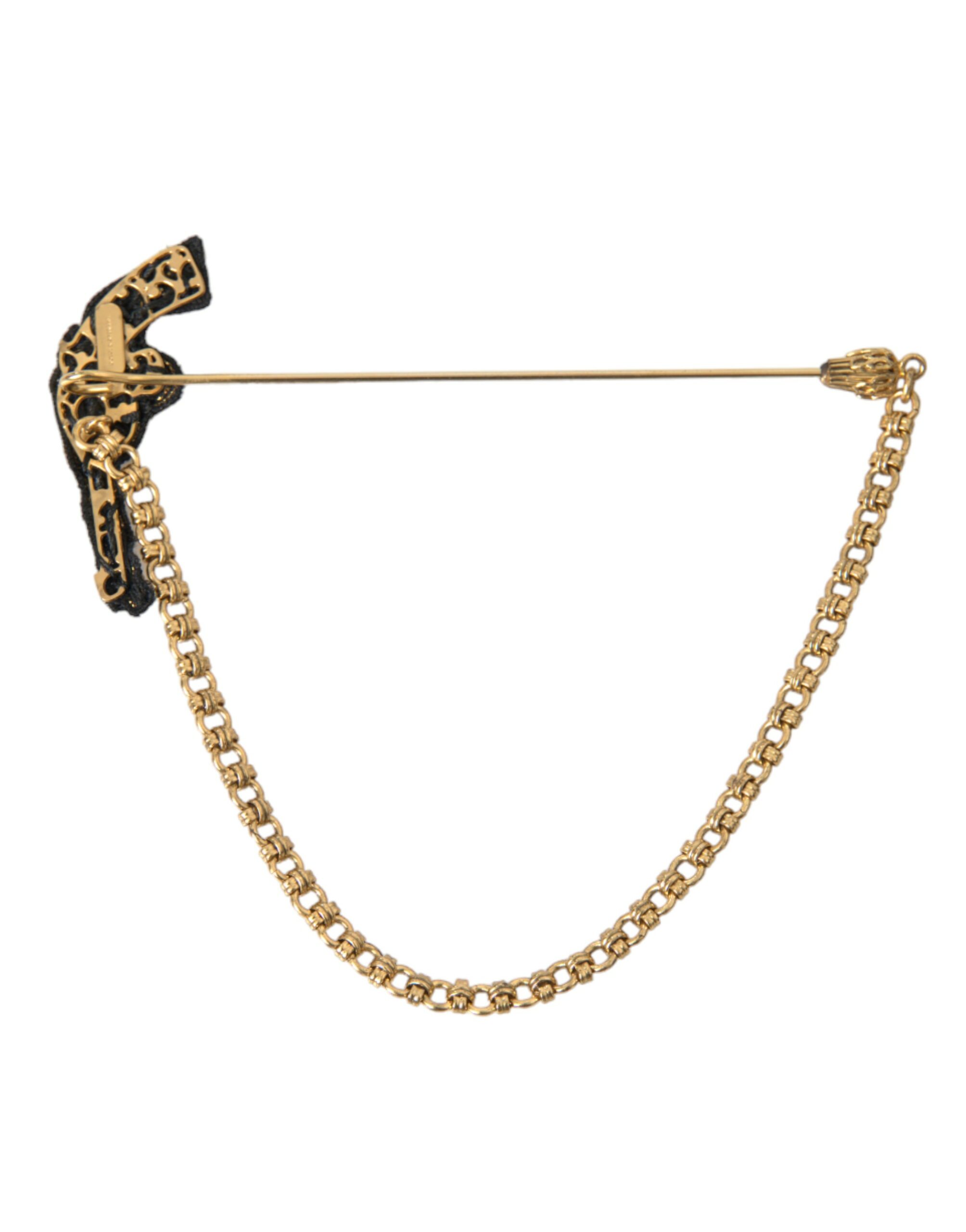 4404638.jpg Brass Copper Silk Revolver Gun Men Brooch Lapel Pin - Image 4