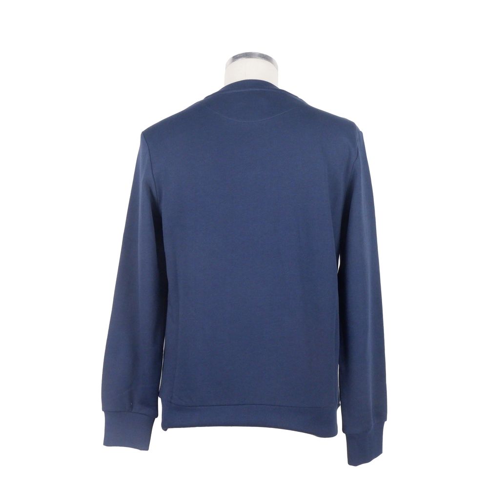 4526665.jpg Blue Cotton Men Sweater - Image 2