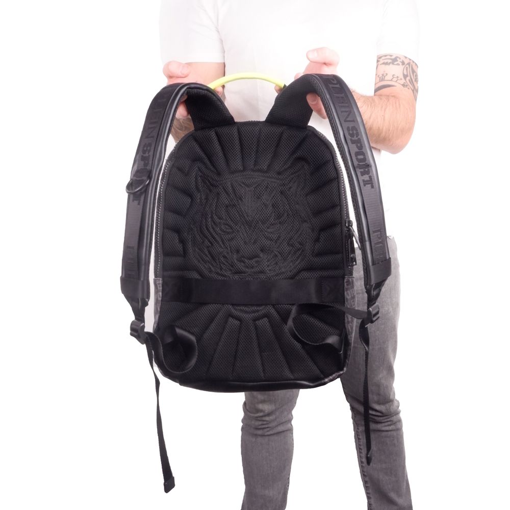 4527043.jpg Black Polyamide Men Backpack - Image 2