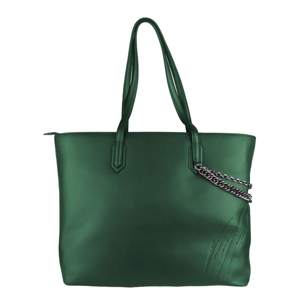 4527467.jpg Green Polyethylene Women Shoulder Bag - Image 3