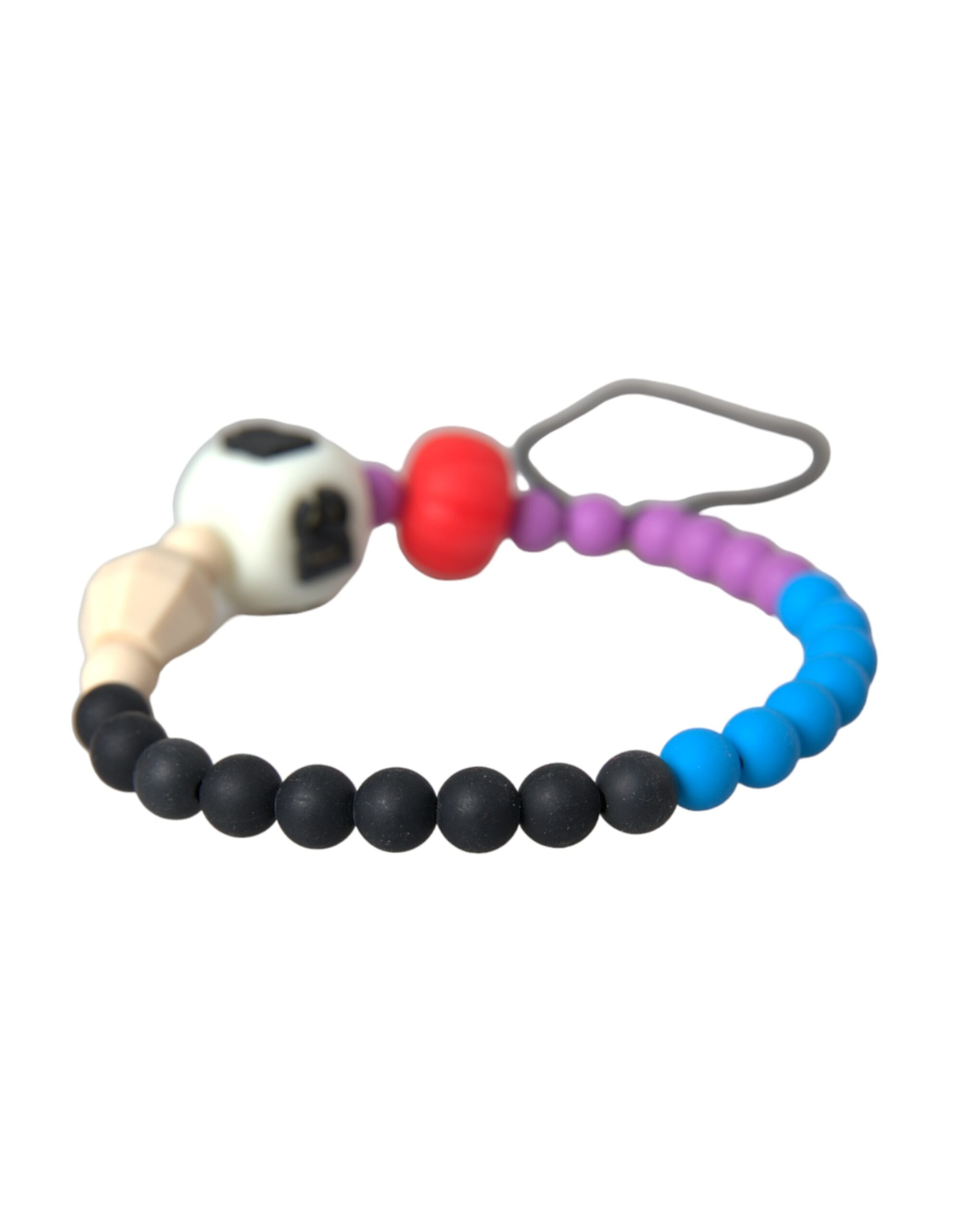 4574290.jpg Multicolor Beaded DG Charm Fashion Bracelet - Image 4