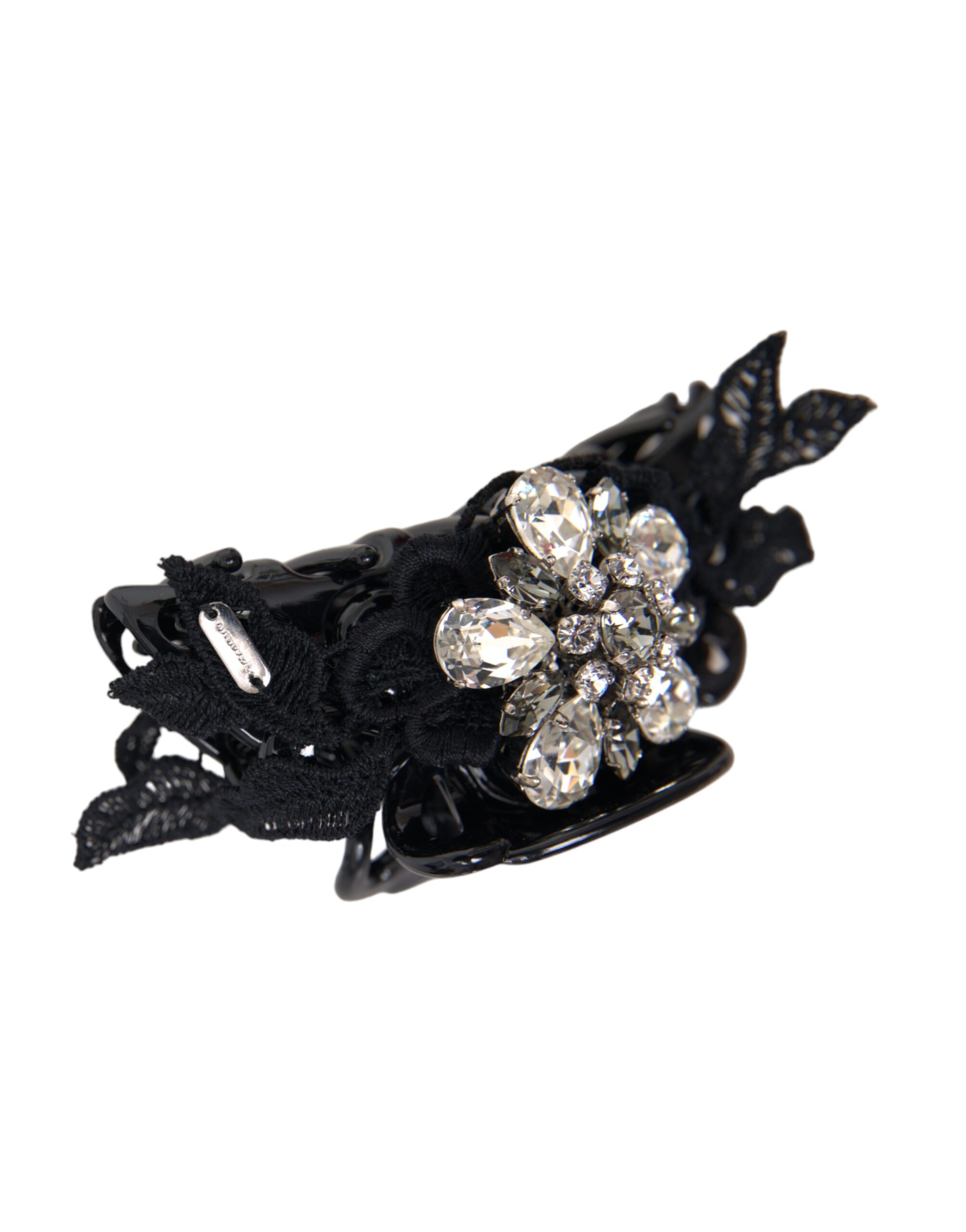 4575132.jpg Black Plastic Crystal Jewelry Brooch Hair Pin - Image 3