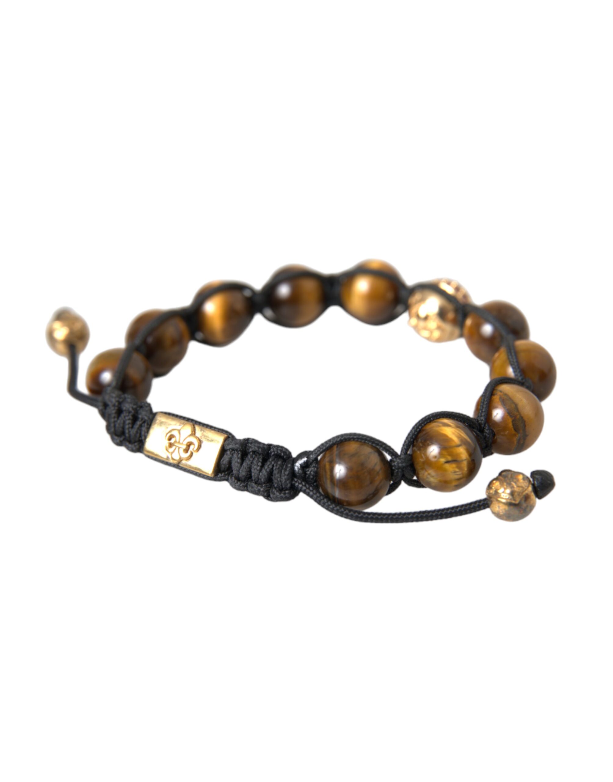 4576684.jpg CZ Brown Tigers Eye 925 Silver Bracelet Mens - Image 2