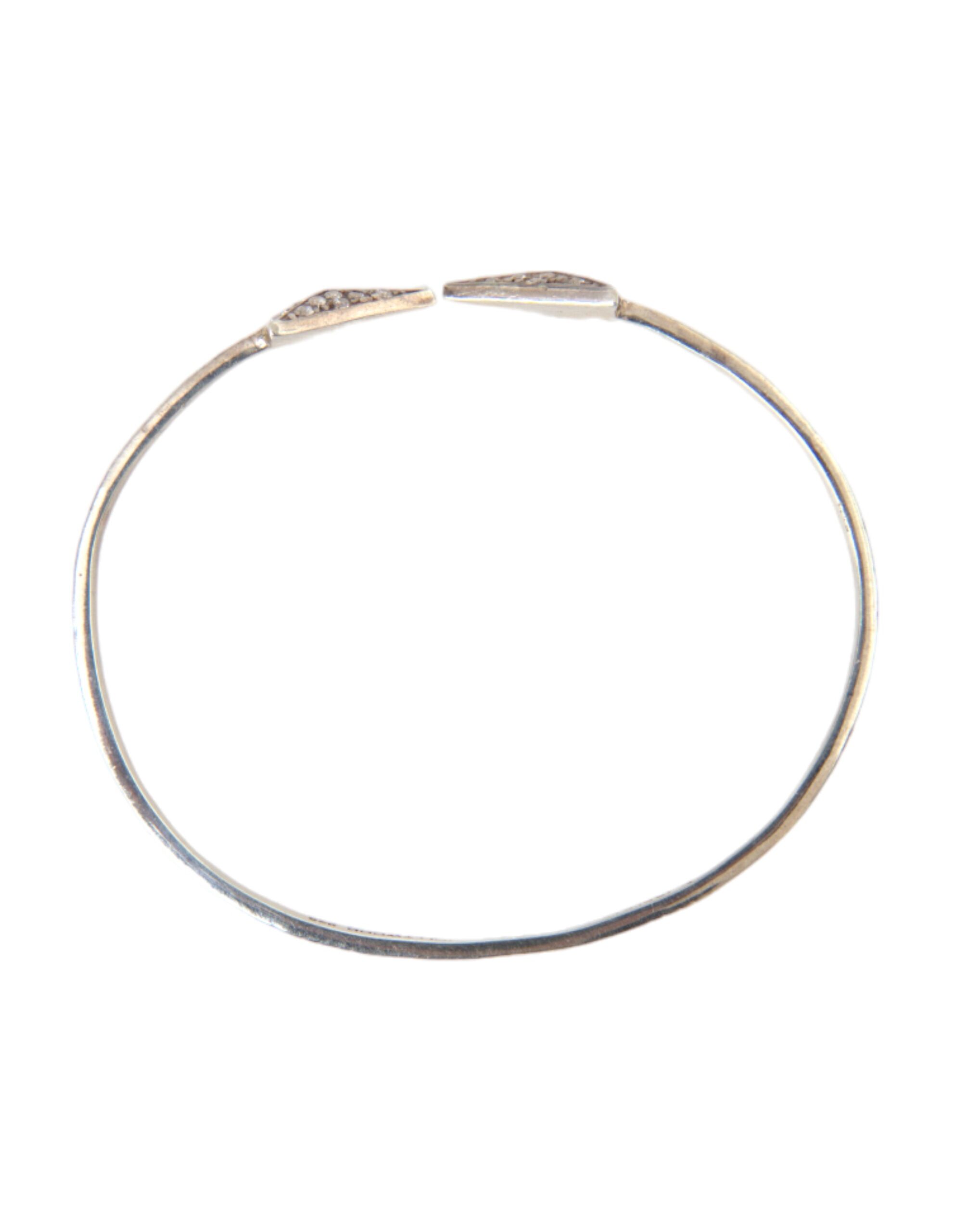 4576716.jpg Arrow Crystal 925 Silver Bangle Bracelet Women - Image 4