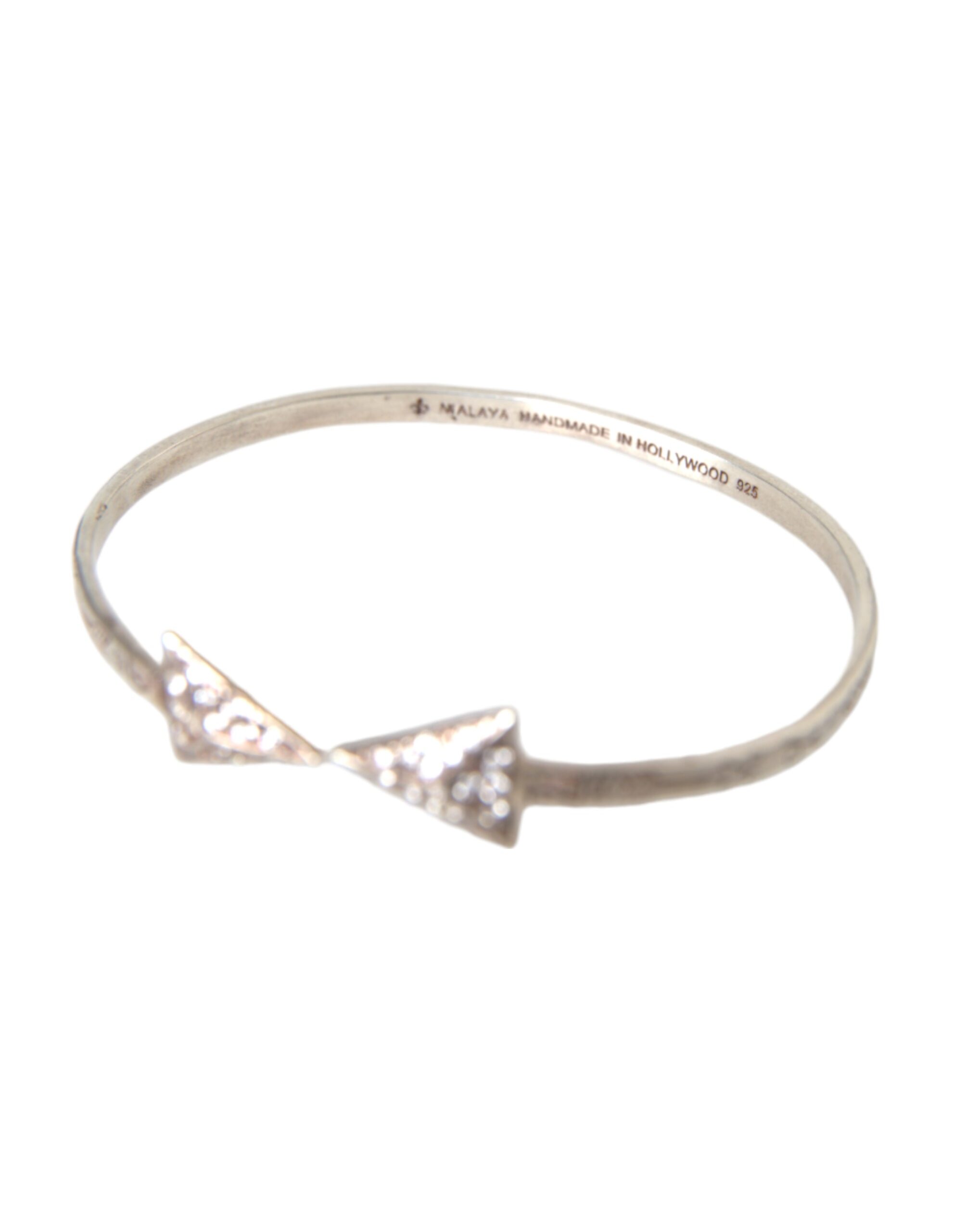 4576717.jpg Arrow Crystal 925 Silver Bangle Bracelet Women - Image 5
