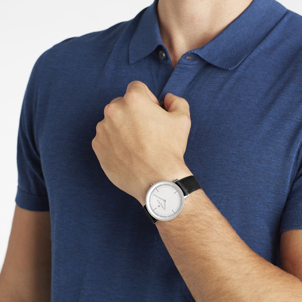 4603455.jpg Silver Men Watch - Image 4