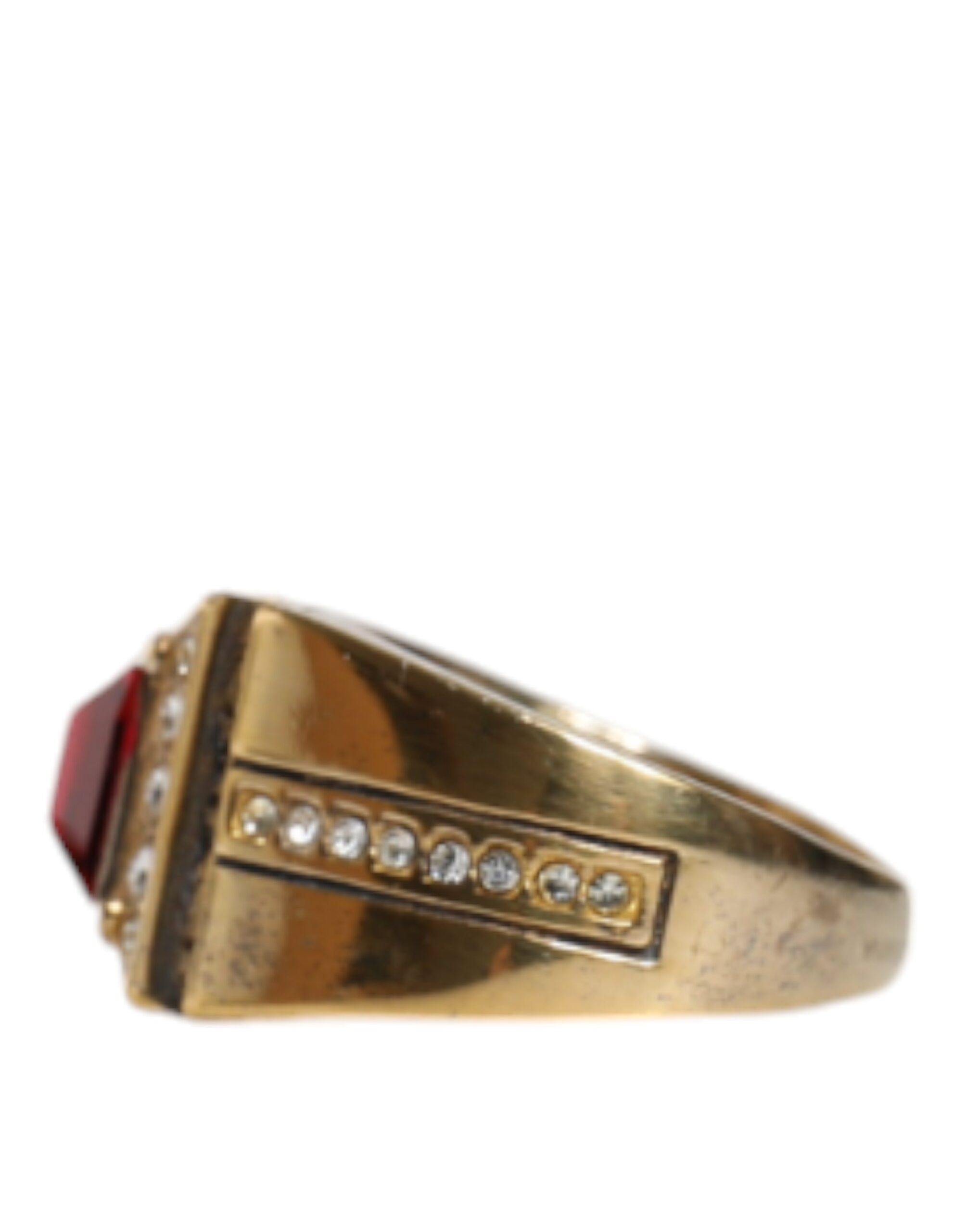 4645720.jpeg Gold Plated 925 Silver Red Crystal Ring - Image 4