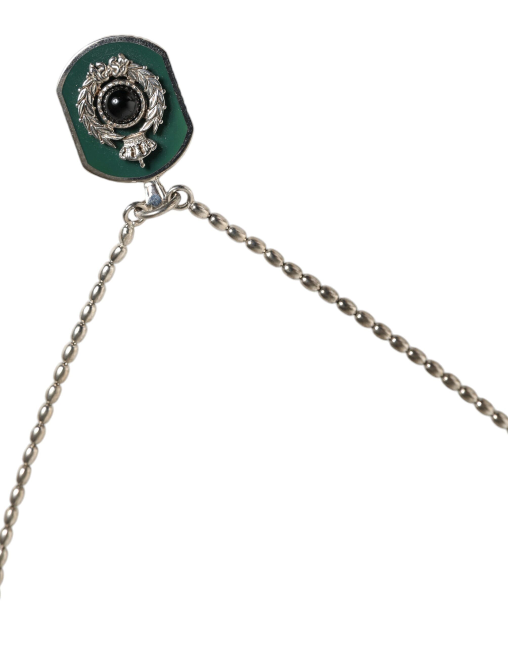 4646007.jpeg Sterling Silver 925 Chain Bar Gem Pendant Logo Necklace - Image 2
