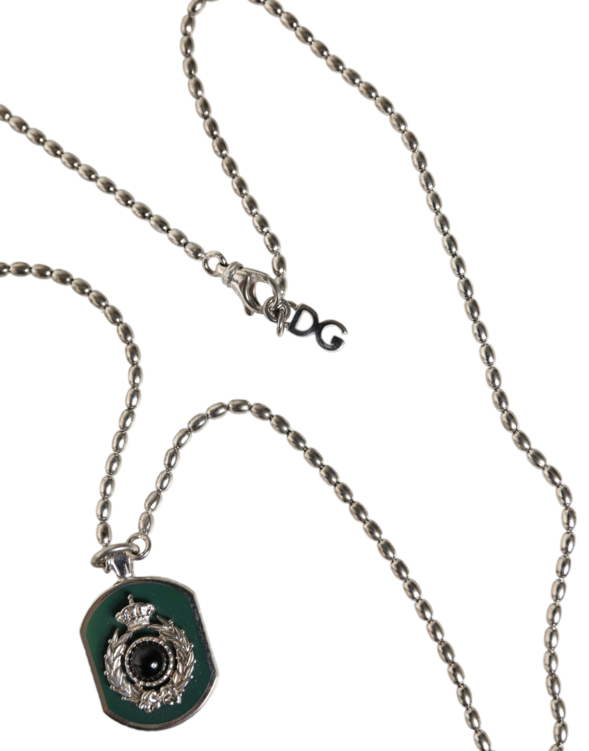 4646008.jpeg Sterling Silver 925 Chain Bar Gem Pendant Logo Necklace - Image 3