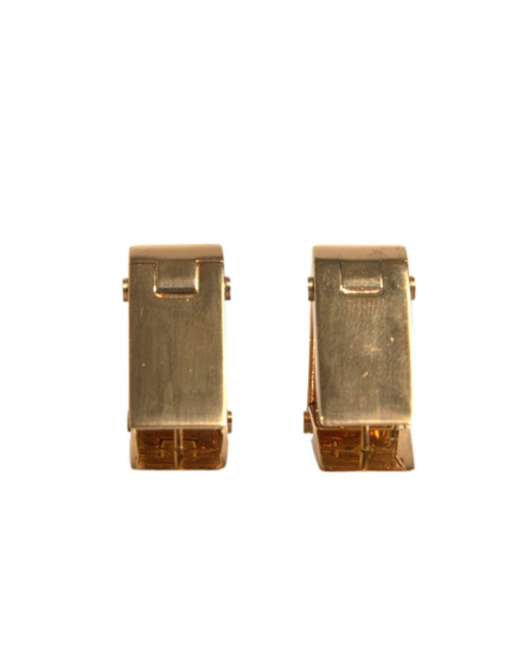 6193143.jpeg Gold Brass Triangle Clip On Earrings - Image 6