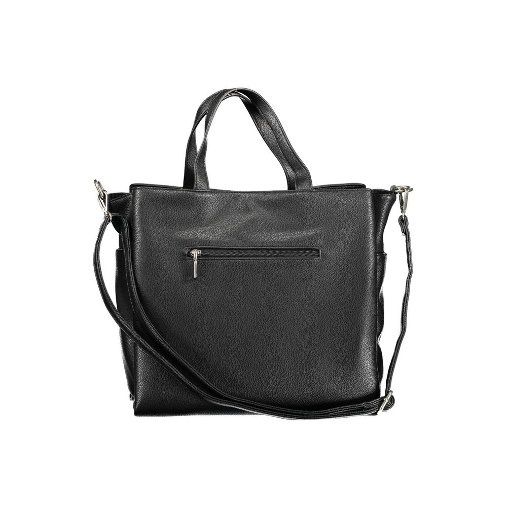6369959.jpeg Black Polyethylene Women Handbag - Image 2