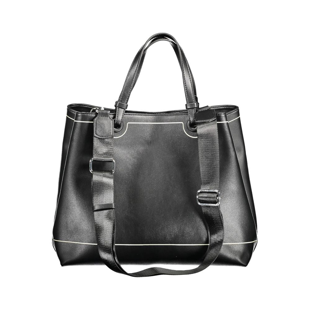 6369965.jpeg Black Polyethylene Women Handbag - Image 2