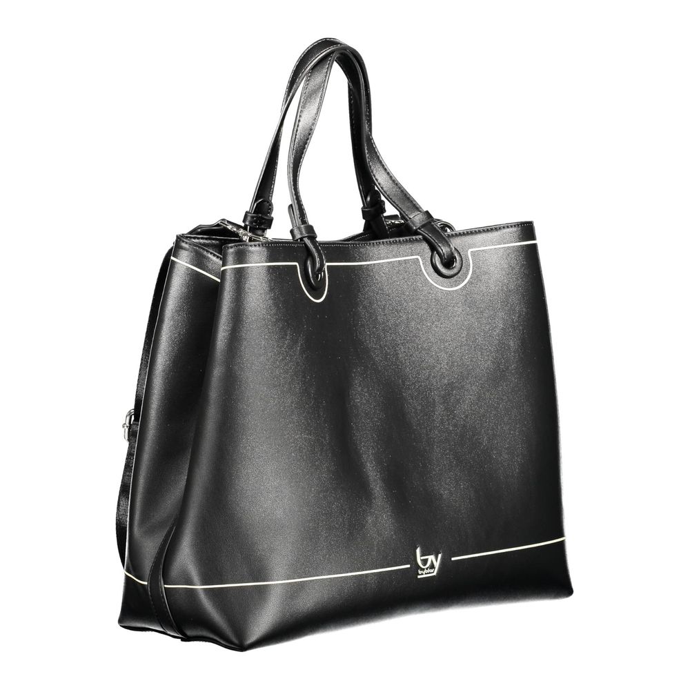 6369966.jpeg Black Polyethylene Women Handbag - Image 3