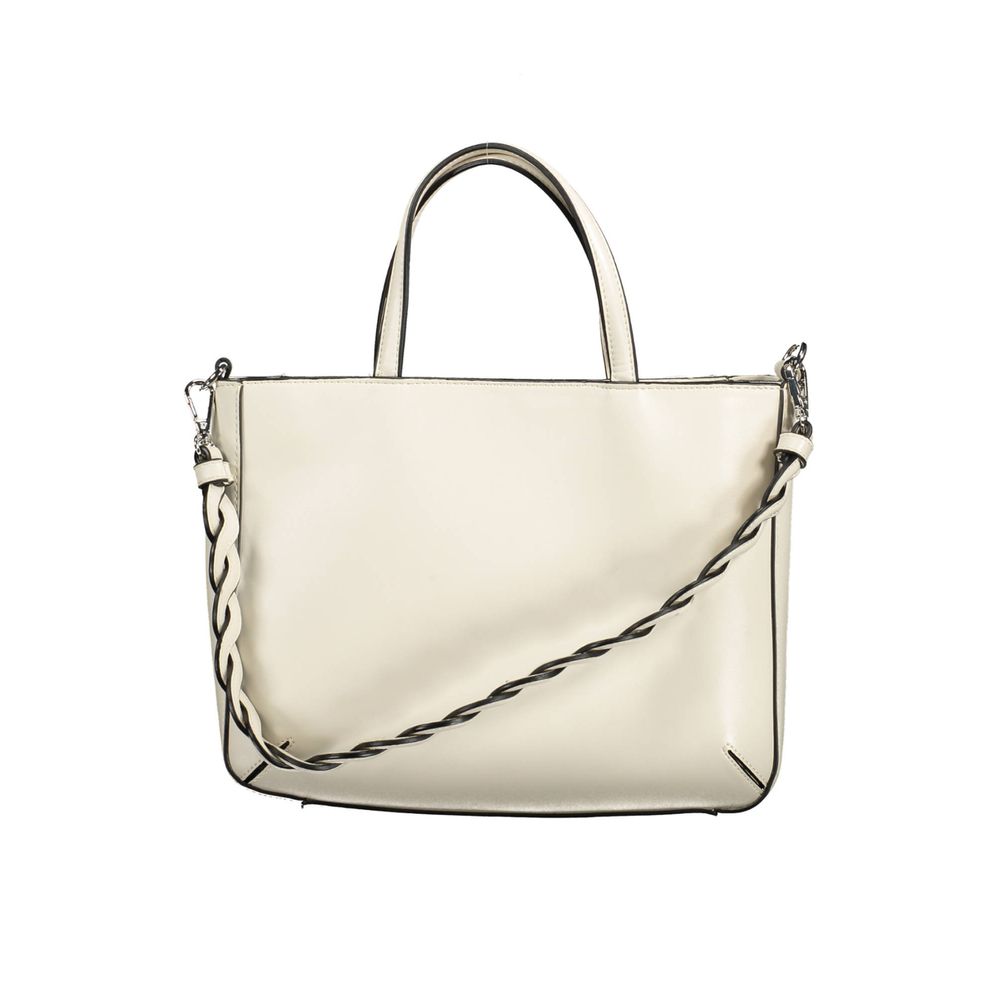 6369974.jpeg White PVC Women Handbag - Image 2