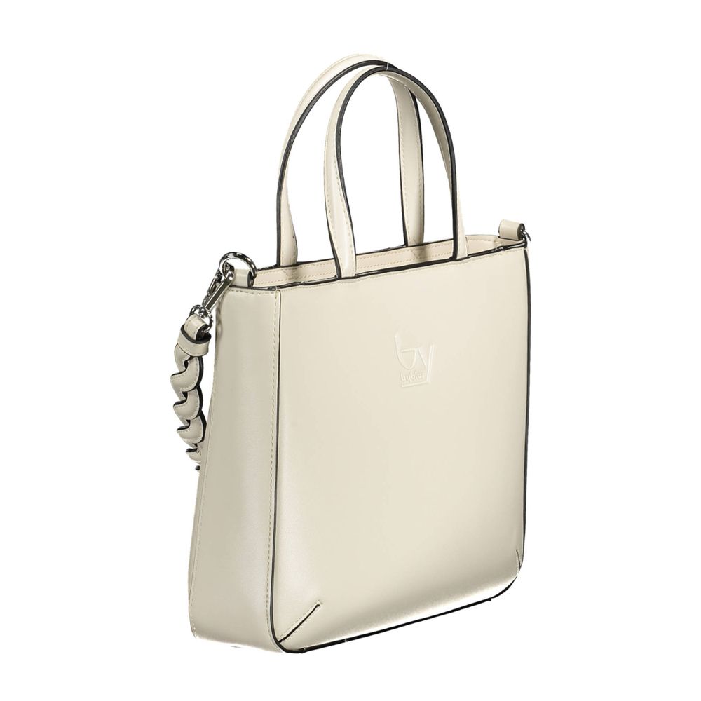 6369975.jpeg White PVC Women Handbag - Image 3
