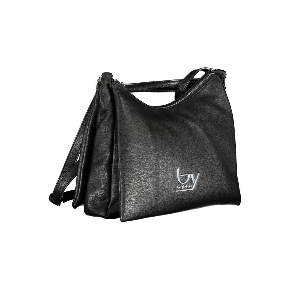 6370673.jpeg Black Polyethylene Womens Handbag - Image 3