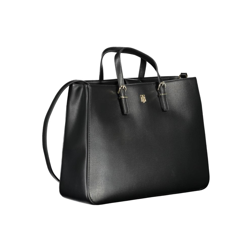 6379219.jpeg Black Polyethylene Women Handbag - Image 3