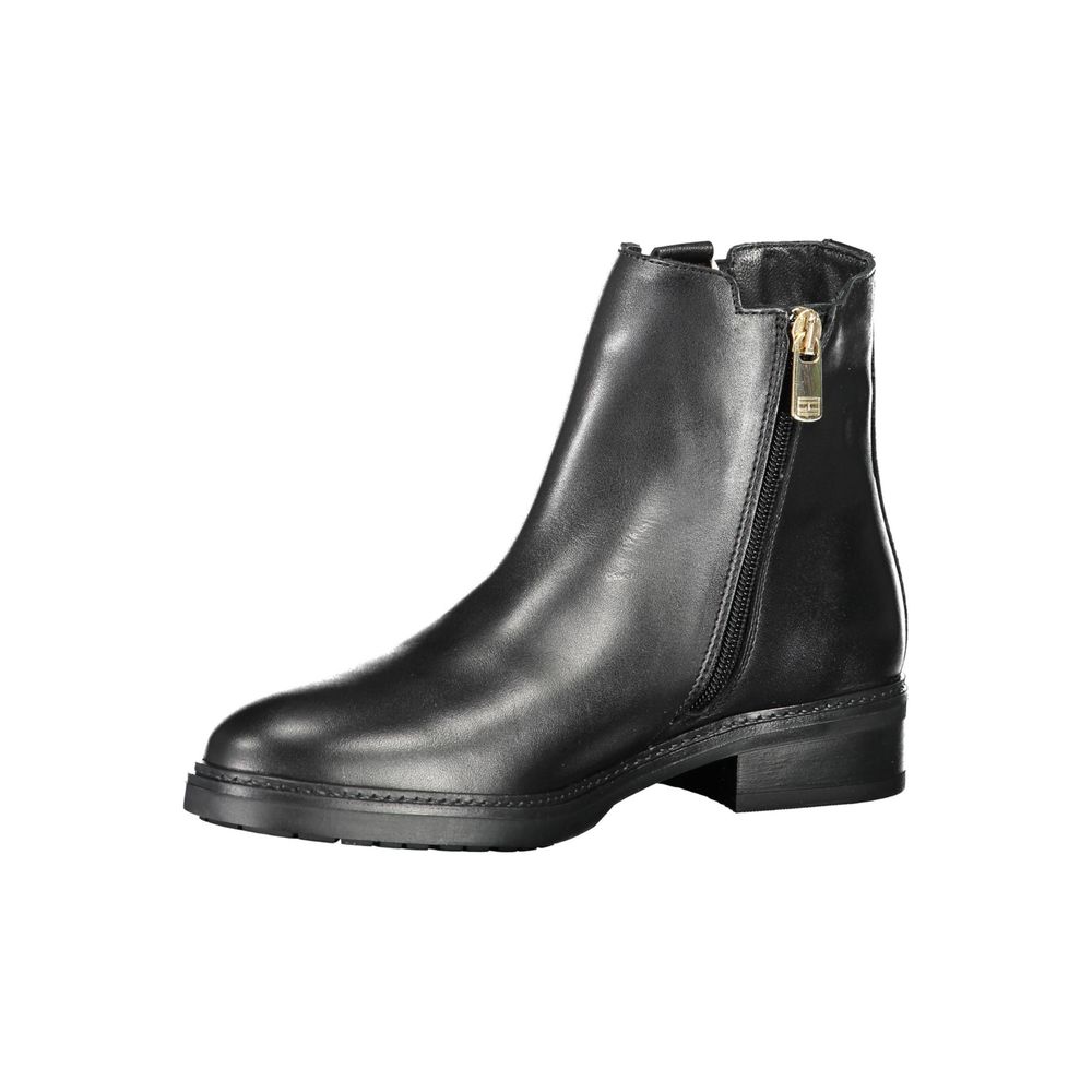 6415692.jpeg Black Leather Women Boot - Image 3