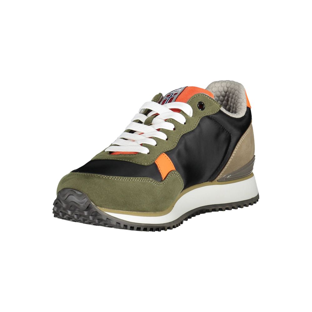 6554302.jpeg Green Polyester Men Sneaker - Image 3
