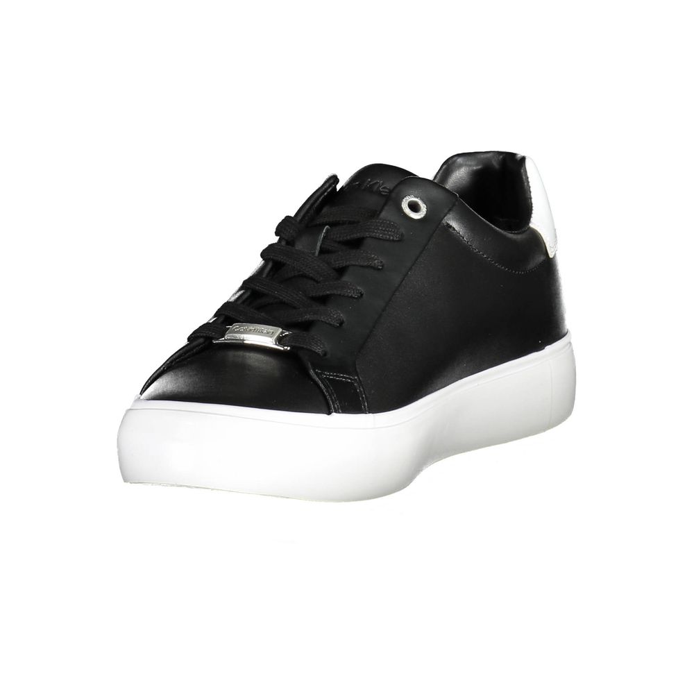 6581523.jpeg Black Leather Women Sneaker - Image 3