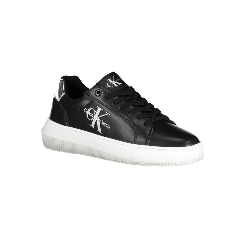 6591547.jpeg Black Leather Women Sneaker - Image 2