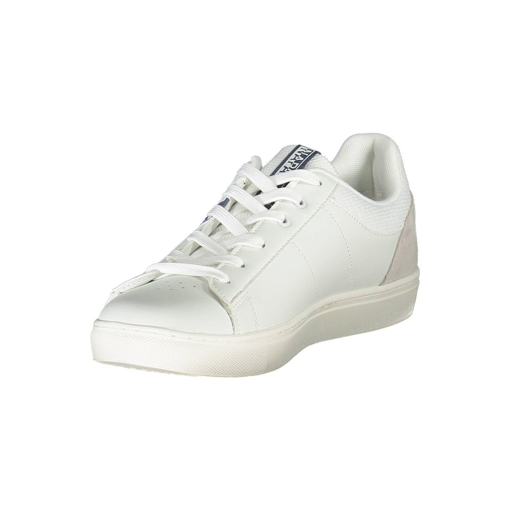 6618168.jpeg White Leather Men Sneaker - Image 3