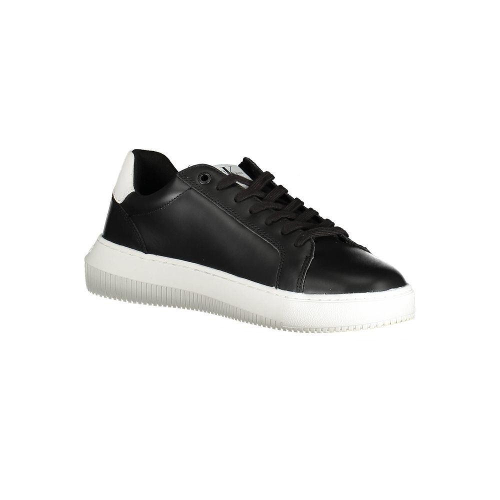 6624991.jpeg Black Leather Men Sneaker - Image 2