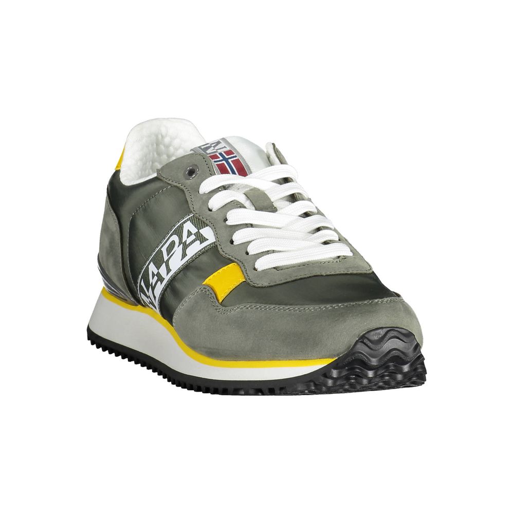 6625021.jpeg Green Polyester Men Sneaker - Image 2