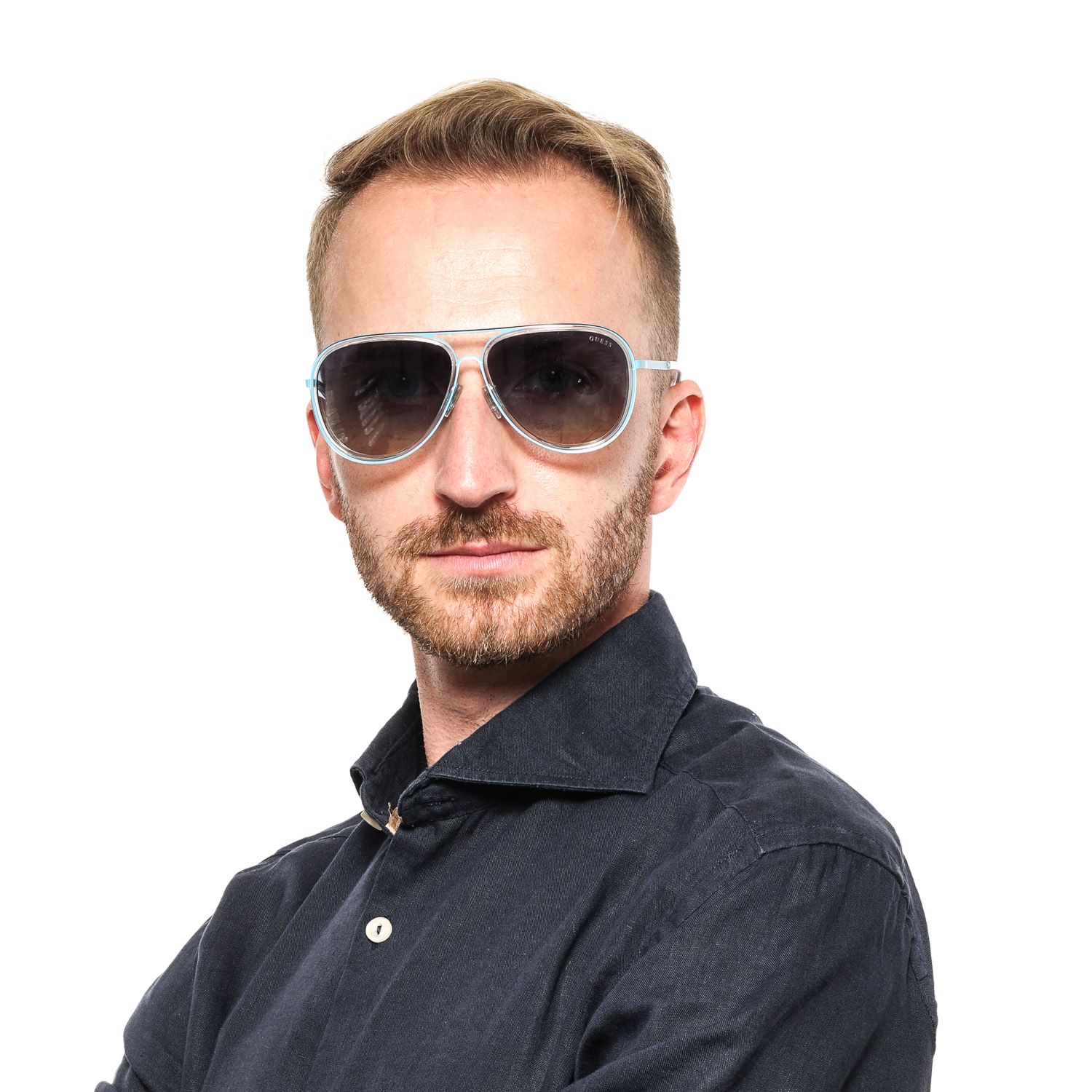 889214160003_03-eddf0fb3-0cc.jpg Blue Men Sunglasses - Image 4