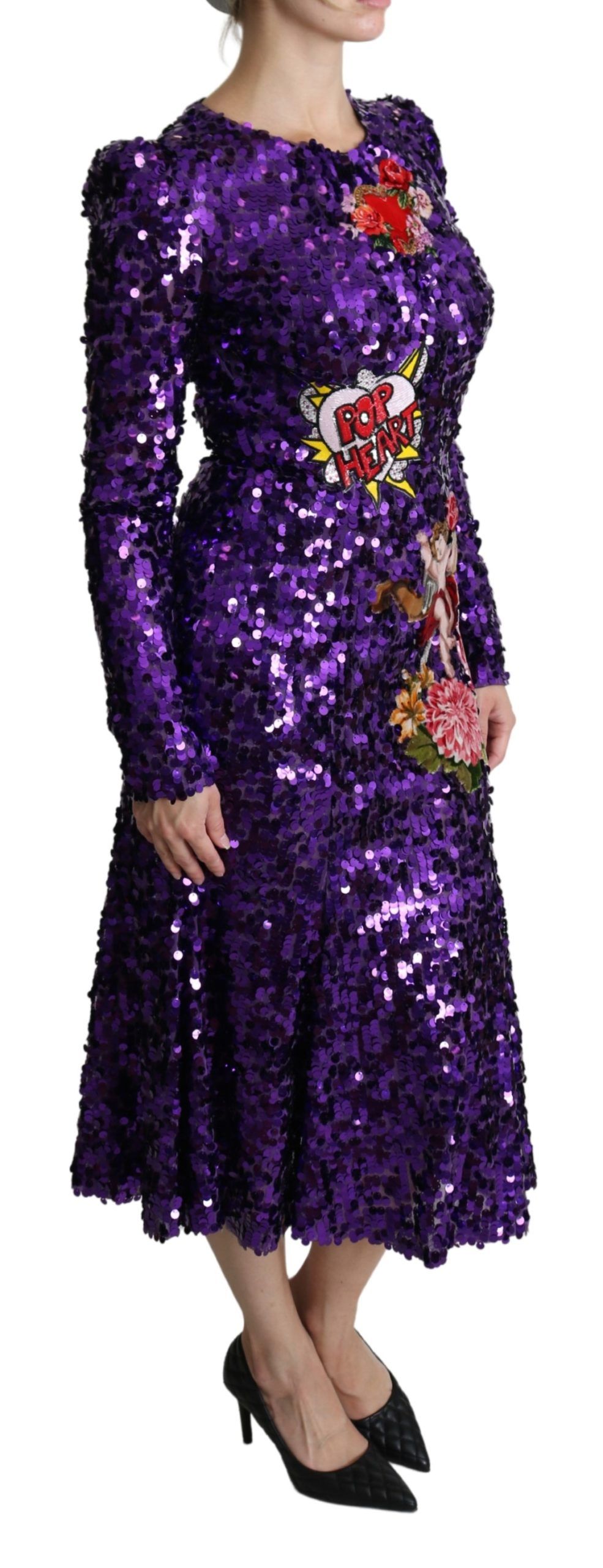 IMG_1038-1-scaled-62aaf270-f89.jpg Glittering Purple Sequined Maxi Dress - Image 2