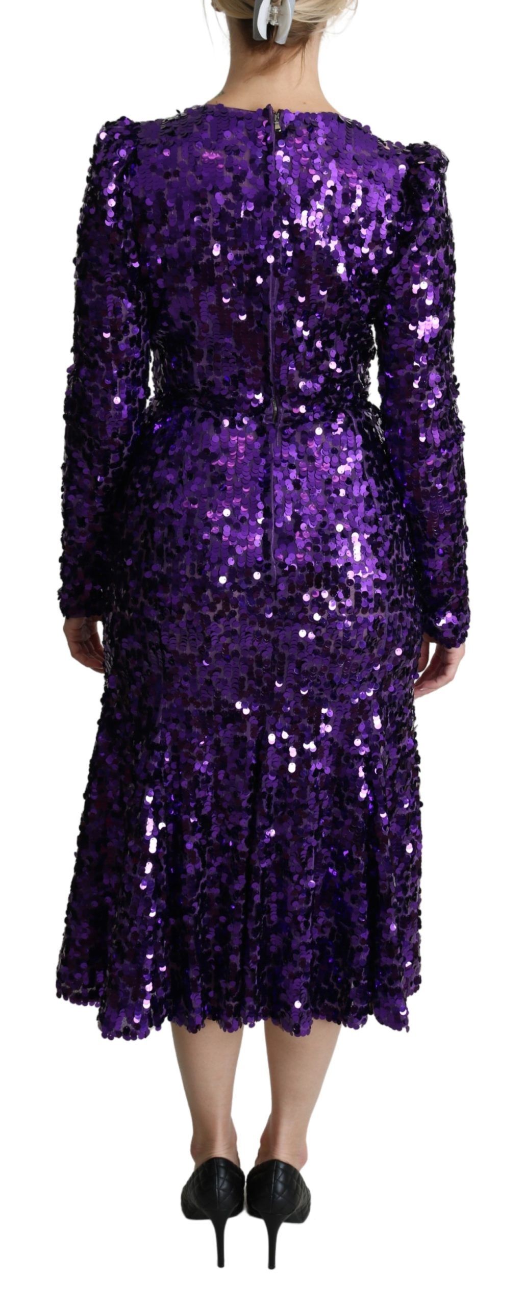 IMG_1040-1-scaled-225e73d6-cf2.jpg Glittering Purple Sequined Maxi Dress - Image 4