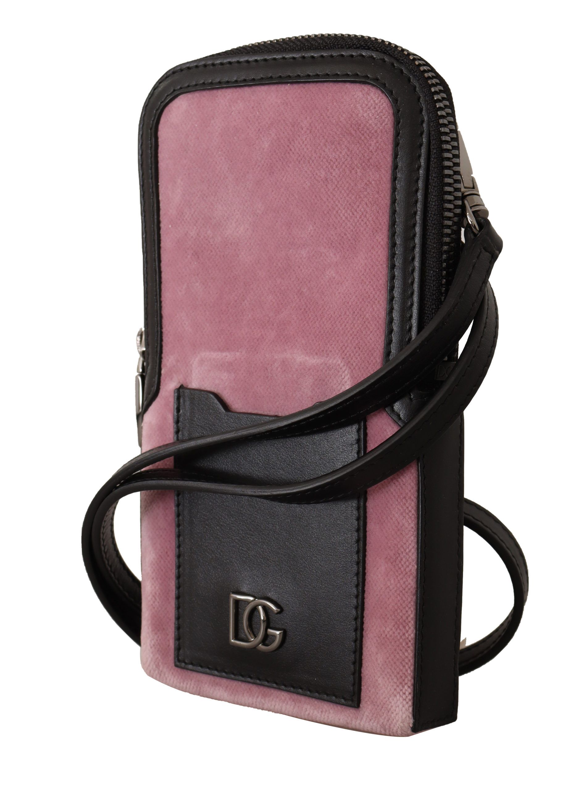 IMG_1218-scaled-b73017ce-433.jpg Elegant Pink Velvet Phone Pouch with Strap - Image 3