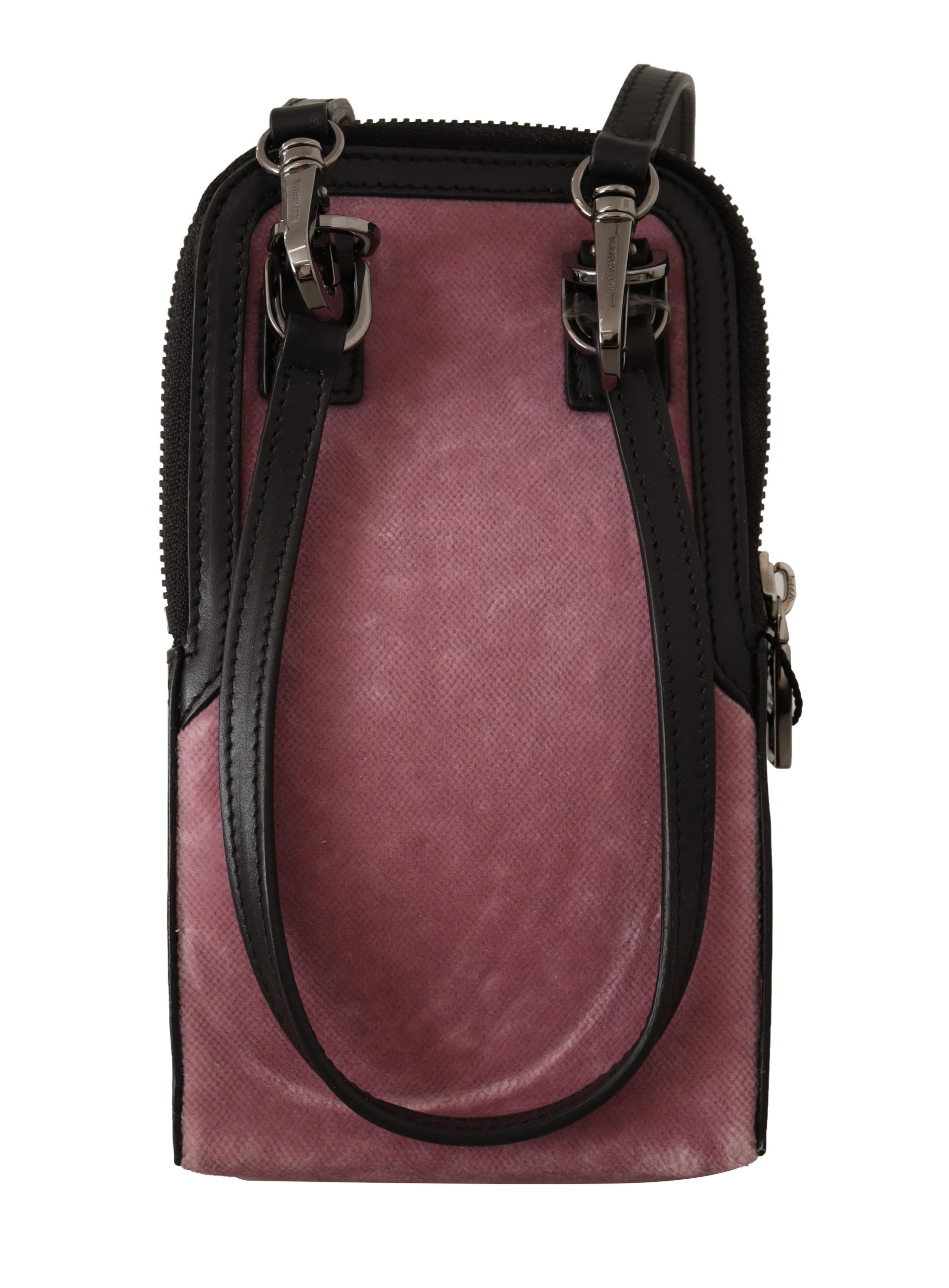 IMG_1219-scaled-c88f19ef-57e.jpg Elegant Pink Velvet Phone Pouch with Strap - Image 4
