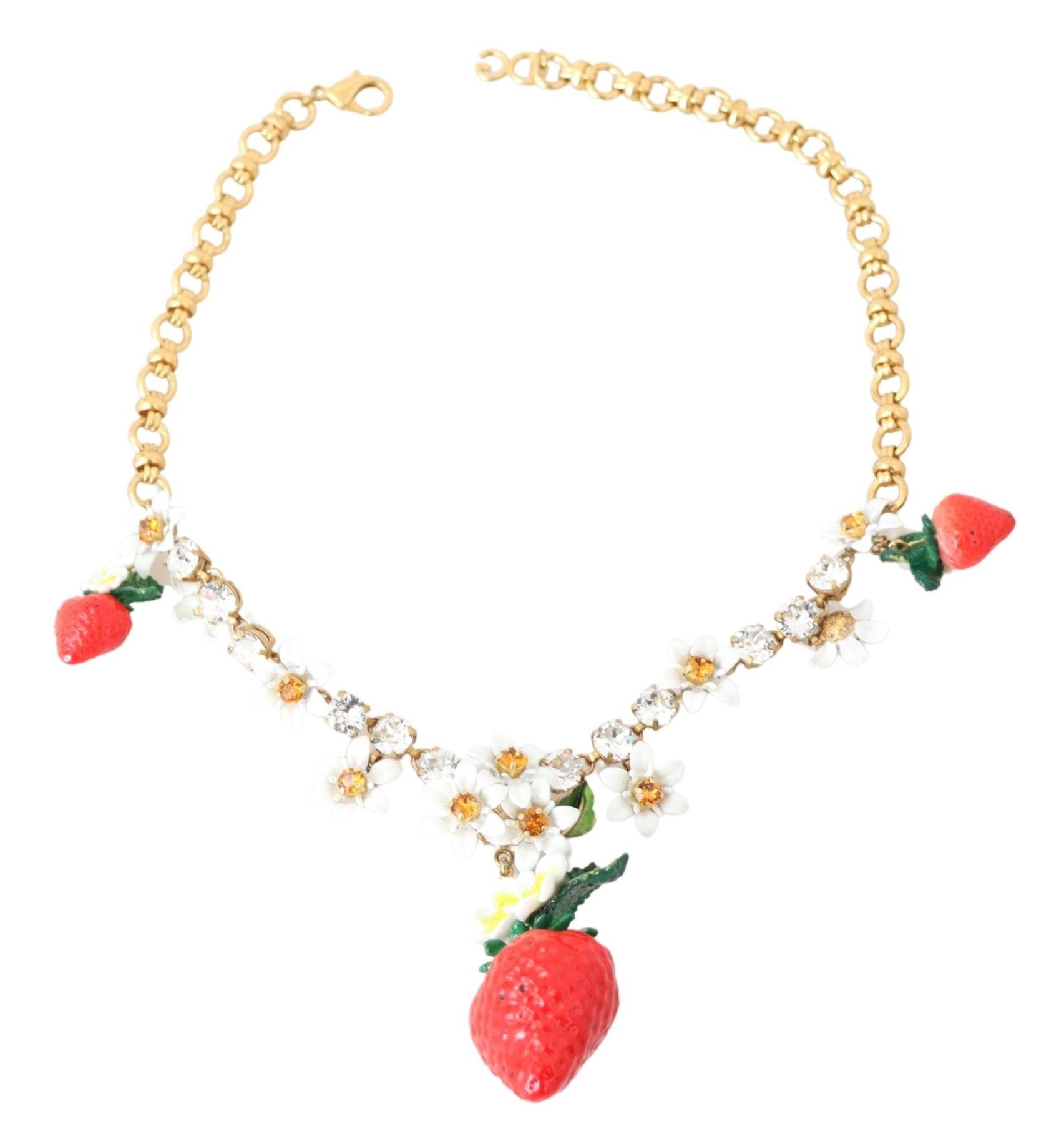 IMG_4591-ab238aa2-a03.jpg Elegant Gold Strawberry Charm Necklace - Image 4