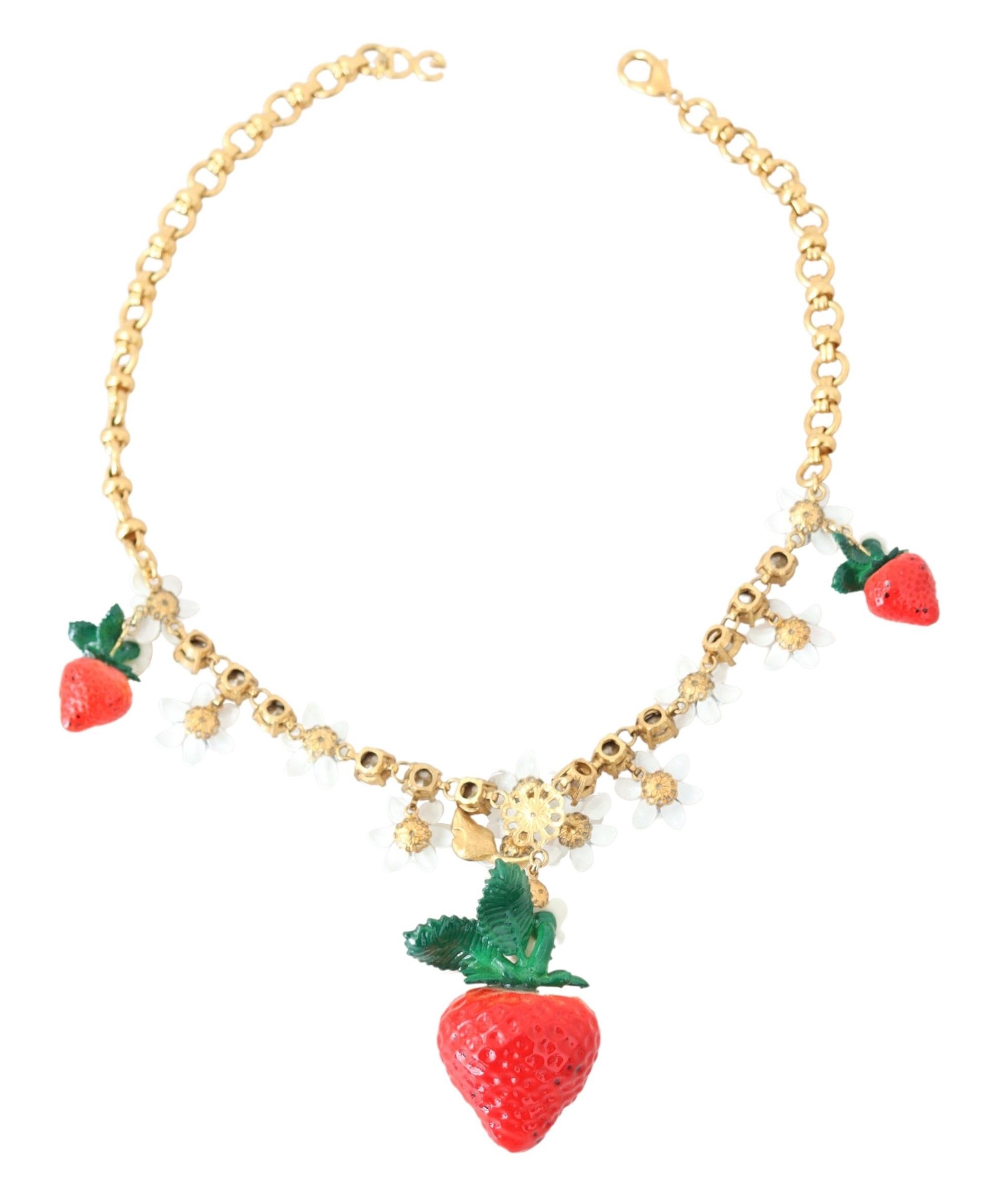 IMG_4593-7174572d-e9d.jpg Elegant Gold Strawberry Charm Necklace - Image 5
